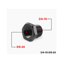 Load image into Gallery viewer, Fuel Filter Adapter 3/4-16,13/16-16,3/4 NPT to 1/2-28 ,5/8-24 Adapter Aluminum Titanium Black Car Fuel Filter Kit