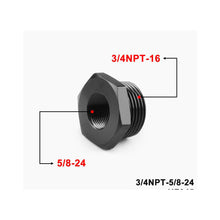 Load image into Gallery viewer, Fuel Filter Adapter 3/4-16,13/16-16,3/4 NPT to 1/2-28 ,5/8-24 Adapter Aluminum Titanium Black Car Fuel Filter Kit