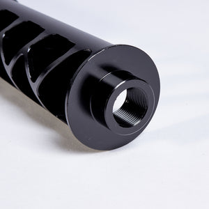 10Inch 430 1/2-28 5/8-24 Single Core Aluminum Tube Car Fuel Filter for NaPa 4003 WIX 24003 Solvent Black