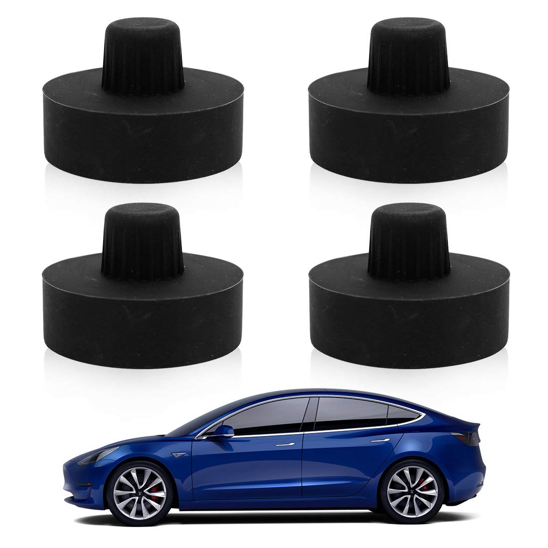 Car Jack Holder Jack Pads For Tesla Model Y From Giga Berlin/Grünheide With BYD Battery (4 Pieces) Support With Metal Core Robust Adapter Lifting