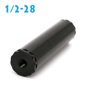 Fuel Filter 1/2 28" 5/8 24'' New Model 6 Inch Aluminum Titanium Black