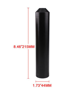 8.5 Inch 1/2-28“ 5/8 24” Single Core Aluminum Tube Car Fuel Filter for NaPa 4003 WIX 24003 Solvent Black