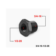 Load image into Gallery viewer, Fuel Filter Adapter 3/4-16,13/16-16,3/4 NPT to 1/2-28 ,5/8-24 Adapter Aluminum Titanium Black Car Fuel Filter Kit