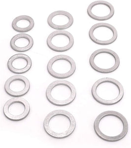 Oil Crush Washers/Drain Plug Gaskets 15 Packs Replacement for Part # 94109-20000, 94109-14000, 90471-PX4-000 for Honda Accord Acura Civic Ridgeline Odyssey CRV CR-V Pilot Fit Element