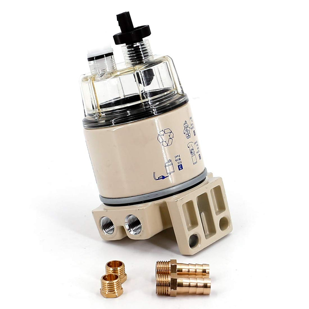 R12T Fuel Filter Water Separator 120AT NPT ZG1/4-19 Complete Combo Fil