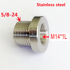 Stainless Steel Conversion Connector for All NAPA 4003 WIX 24003 Oil Fuel Filter 5/8-24 To 1/2-28 1/2-20 M14*1 M14*1L M14*1.5 Adapter