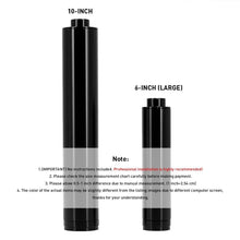 Load image into Gallery viewer, 10Inch 420 Spiral 1/2-28 Single Core Aluminum Tube Car Fuel Filter for NaPa 4003 WIX 24003 Solvent Black
